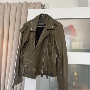 RUDSAK Khaki Leather Jacket